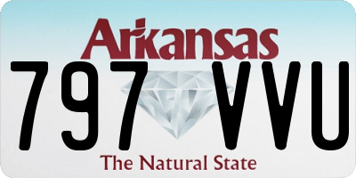 AR license plate 797VVU