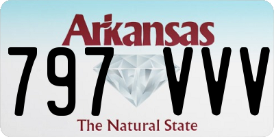 AR license plate 797VVV