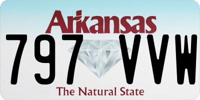 AR license plate 797VVW