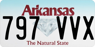 AR license plate 797VVX