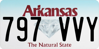 AR license plate 797VVY