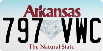 AR license plate 797VWC