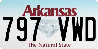 AR license plate 797VWD