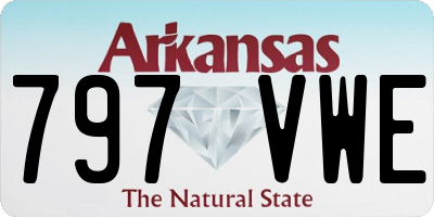 AR license plate 797VWE