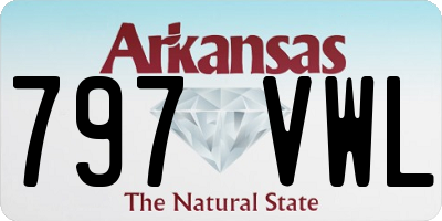 AR license plate 797VWL