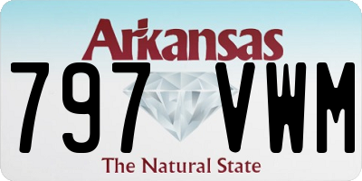 AR license plate 797VWM