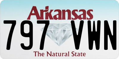 AR license plate 797VWN
