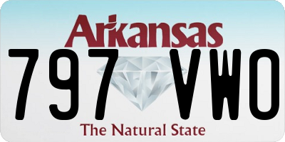 AR license plate 797VWO