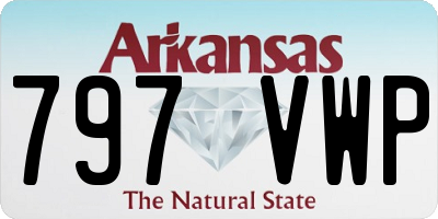 AR license plate 797VWP