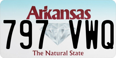 AR license plate 797VWQ