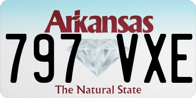AR license plate 797VXE