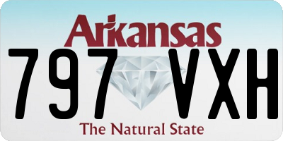 AR license plate 797VXH