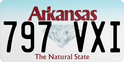 AR license plate 797VXI