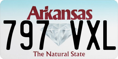 AR license plate 797VXL