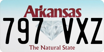 AR license plate 797VXZ