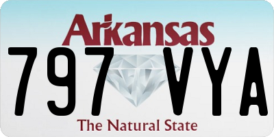 AR license plate 797VYA