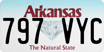 AR license plate 797VYC