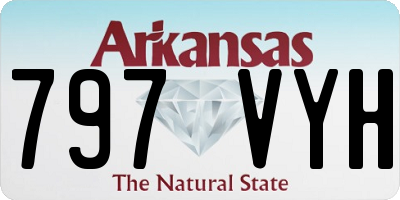 AR license plate 797VYH