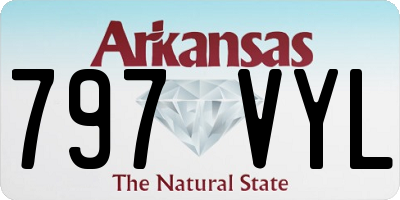 AR license plate 797VYL