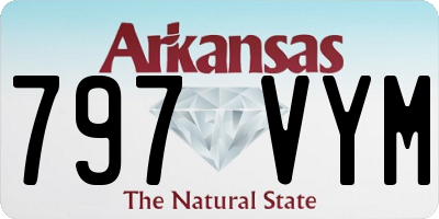 AR license plate 797VYM