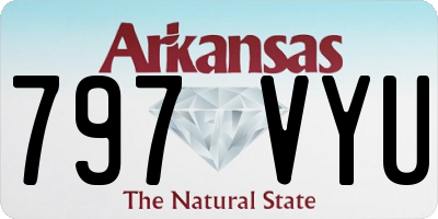 AR license plate 797VYU