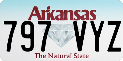 AR license plate 797VYZ