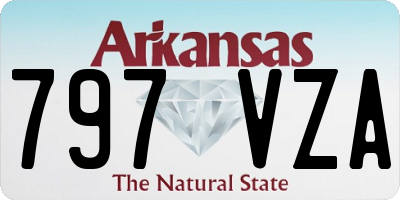 AR license plate 797VZA