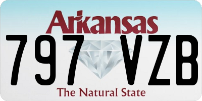 AR license plate 797VZB
