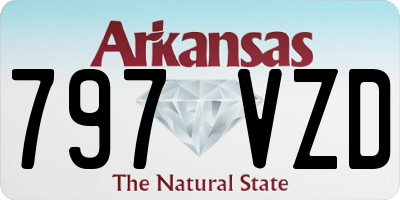 AR license plate 797VZD