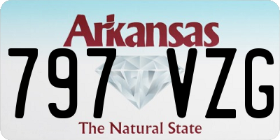 AR license plate 797VZG