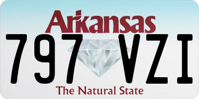 AR license plate 797VZI
