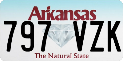 AR license plate 797VZK