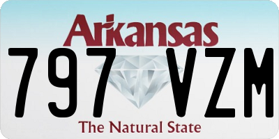 AR license plate 797VZM