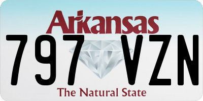AR license plate 797VZN