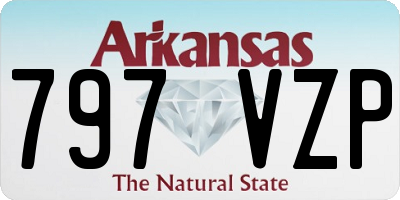 AR license plate 797VZP