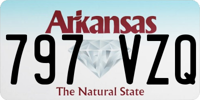 AR license plate 797VZQ