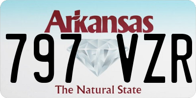 AR license plate 797VZR