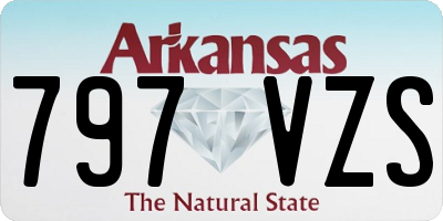 AR license plate 797VZS