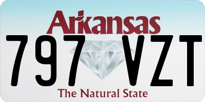 AR license plate 797VZT