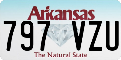 AR license plate 797VZU