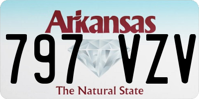 AR license plate 797VZV
