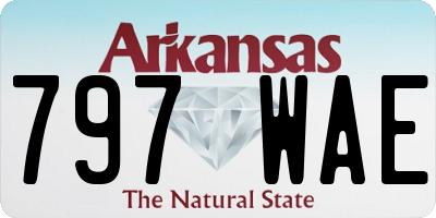 AR license plate 797WAE