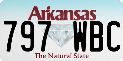 AR license plate 797WBC