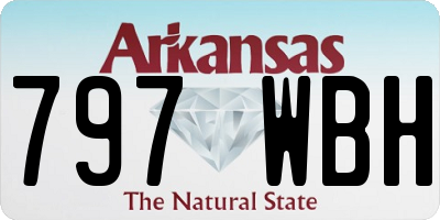 AR license plate 797WBH