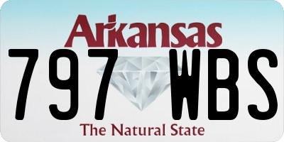 AR license plate 797WBS
