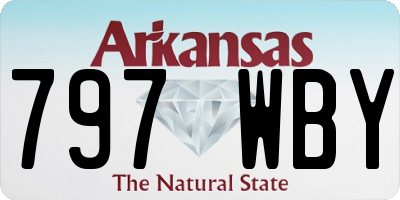 AR license plate 797WBY