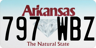 AR license plate 797WBZ