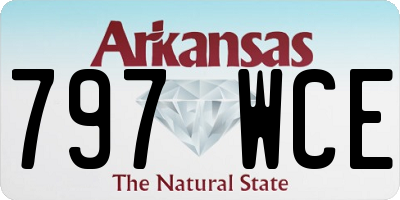AR license plate 797WCE