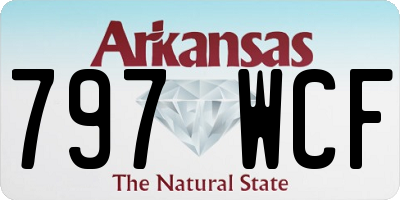 AR license plate 797WCF