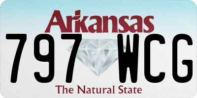 AR license plate 797WCG